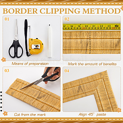 Самоклеящаяся полиэтиленовая контактная бумага&nbsp;AJEW-WH20004-32B-03