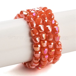 Стеклянные бусины с гальваническим покрытием &nbsp;EGLA-D030-P4mm-B02