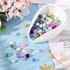 360шт 6 цвета стеклянные бусины&nbsp;GGLA-TA0002-07