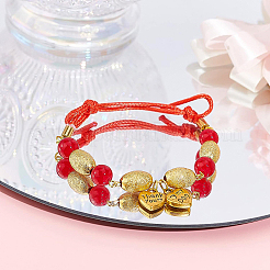 24 шт. экологически чистые латунные текстурированные бусины&nbsp;KK-BC0007-87-RS