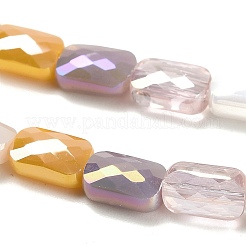 Стеклянные бусины с гальваническим покрытием &nbsp;EGLA-P068-01A-09