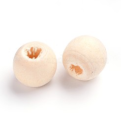 Незаконченные деревянные бусы WOOD-S639-1-LF