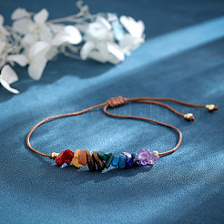 Браслет из бусин из натуральных и синтетических камней ZI7902