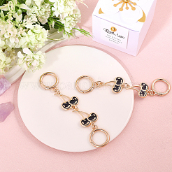 Удлинители ремешков для сумочки из цинкового сплава&nbsp;AJEW-WH0479-46B