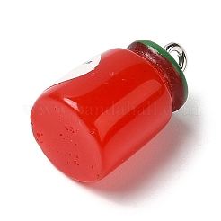 Непрозрачные подвески из искусственной смолы RESI-L038-06P-02