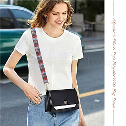 Регулируемые широкие лямки из полиэстера в этническом стиле&nbsp;FIND-WH0111-337A