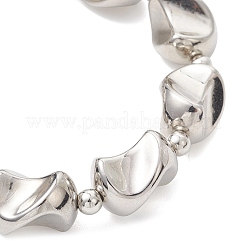 Ccb пластиковые бисерные эластичные браслеты для женщин&nbsp;BJEW-JB13007