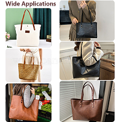 12 шт. 6 цвета ПУ искусственная кожа заклепочные ремни для сумки&nbsp;DIY-CL0002-37C