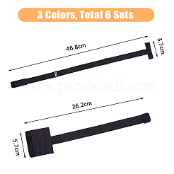 6 комплект 6 стиля нейлон женский бюстгальтер с низкой спинкой конвертер DIY-FH0006-51