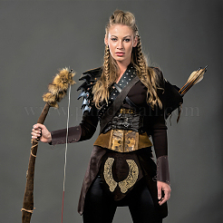 Регулируемый браслет из искусственной кожи с восковыми хлопковыми шнурами&nbsp;LS-AJEW-WH0248-455A