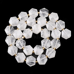 Природных кристаллов кварца бисер нитей G-G144-A05-01