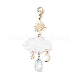 2 шт. акриловый подвесной декор в виде облака&nbsp;HJEW-JM04665