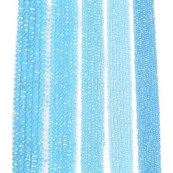 Стеклянные бусины с гальваническим покрытием &nbsp;LS-EGLA-A044-J8mm-A04