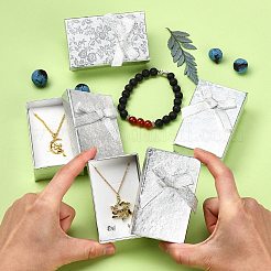 Прямоугольник картона комплект ювелирных изделий коробки&nbsp;LS-CBOX-S013-02