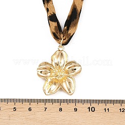 Кулон в виде цветка из сплава&nbsp;NJEW-A066-05G