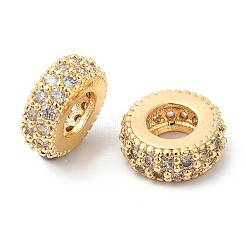 Латунные микро проложить Цирконий Европейский бисером KK-P234-37G