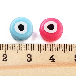 Непрозрачные печатные бусы акриловые&nbsp;OACR-G038-04