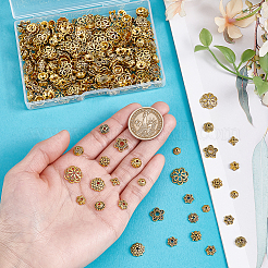 360шт. 12 набора колпачков для бусин из сплава&nbsp;FIND-ME0001-40