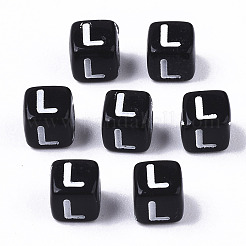 Непрозрачные акриловые бусины&nbsp;LS-SACR-N002-01L