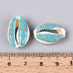 Бусины из натуральных раковин каури SSHEL-N034-35-04