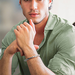 5 шт. набор из 5 стилей браслетов-манжет в тибетском стиле из сплава и нержавеющей стали 304 для женщин BJEW-AN0001-45