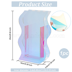 Переливающиеся волнистые акриловые вазы AJEW-WH0314-27