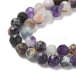 Природного флюорита бисер нитей G-RM2025-A36-6mm