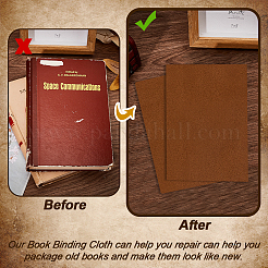 Обложки для книг из замшевой ткани AJEW-WH0314-500C