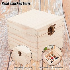9 секция для хранения деревянных ящиков WOOD-WH0103-41