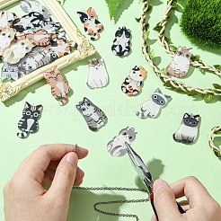 30шт 15 стиля акриловые подвески&nbsp;OACR-CJ0001-96