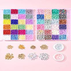 Наборы для изготовления браслетов из стеклянных семян DIY-FS0007-07