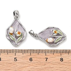 Латунь эмаль подвески KK-B129-25P-02