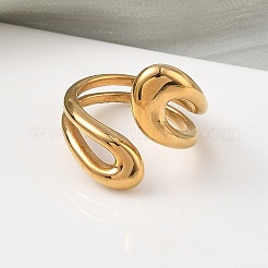 Кольца-манжеты из нержавеющей стали 304&nbsp;RJEW-Z118-03G