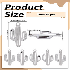 10 шт. подвески из нержавеющей стали 201&nbsp;STAS-LP0002-51