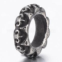 Европейские бусины из нержавеющей стали 304&nbsp;LS-STAS-F160-15B