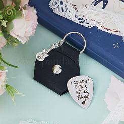 201 медиатор из нержавеющей стали AJEW-WH0348-48D