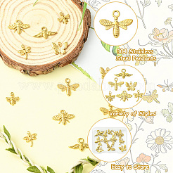 12 шт. 6 стиля подвески из нержавеющей стали 304&nbsp;STAS-CJ0003-20