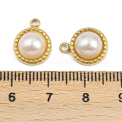 Подвески из искусственного жемчуга из нержавеющей стали 304 STAS-Z166-21A-G