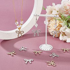 30шт 2 цвета сплав с подвесками со стразами FIND-DR0001-71