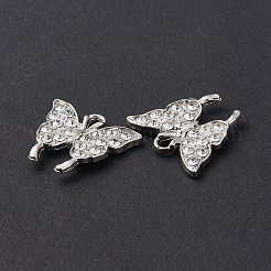 Подвески из сплава и страза ALRI-O013-01P