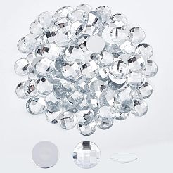 120 шт. акриловые стразы с плоским основанием кабошоны&nbsp;GACR-FG0001-11