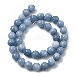 Природные окрашенные белого нефрита нитей бисера&nbsp;G-M402-C04-28