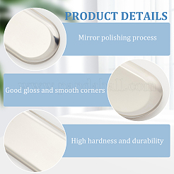 Пластина для украшений из нержавеющей стали 201&nbsp;DJEW-WH0015-104P