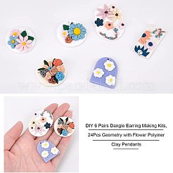 Наборы для изготовления сережек с подвесками своими руками DIY-NB0005-76