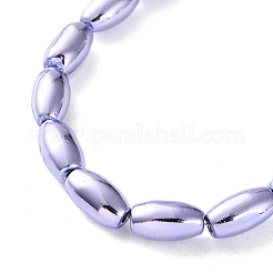 Гальванические нити из синтетических немагнитных гематитовых бусин G-C248-J01-8x12mm