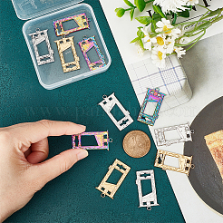 12 шт. 3-цветное ионное покрытие (IP) из нержавеющей стали 304 подвески&nbsp;STAS-UN0046-42