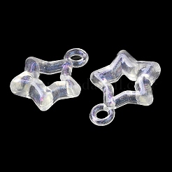 Прозрачный акрил с блестящими подвесками&nbsp;X1-OACR-C016-22