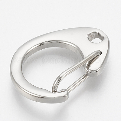 Фурнитура для брелока-застежки-кнопки из нержавеющей стали 304 STAS-T033-03-1