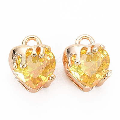 Латунные микро проложить кубического циркония подвески KK-N232-302B-01-1