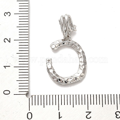 Реечное покрытие латунь микро паве кубический цирконий европейские подвески с подвесками KK-L210-015P-C-1